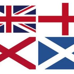 Bendera Inggris, Skotlandia, Wales